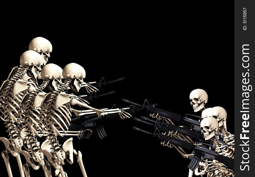 Many War Skeletons 5