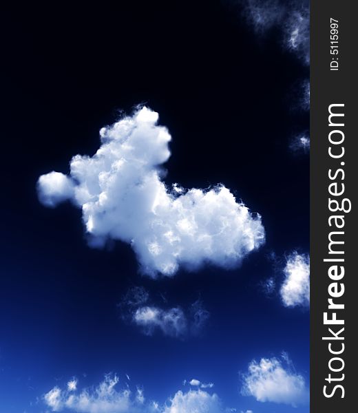 A image of a cloudy sky. It would be a good natural background image. A image of a cloudy sky. It would be a good natural background image.