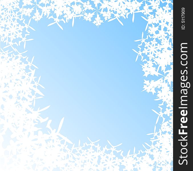 Winter christmas background, vector illustration