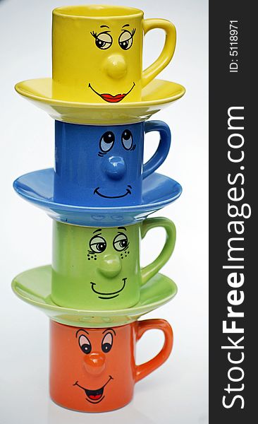 Teacups With Faces