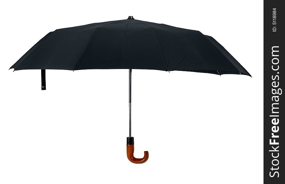 Black Open Gentleman Umbrella