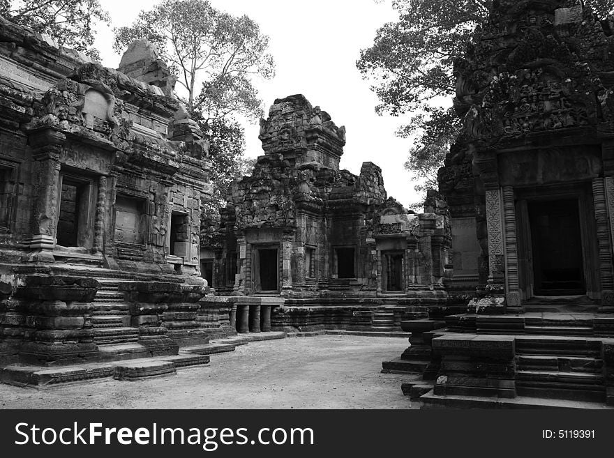 Ruins of the temples of Angkor in Cambodia. Ruins of the temples of Angkor in Cambodia