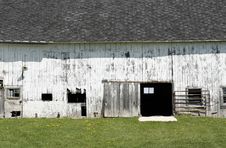 Rustic White Barn Stock Photos