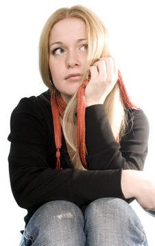Pretty Blonde Stock Images