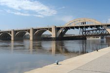 Bridge Across Mississippi River Stock Images Bridge Across Mississippi River Stock Images
