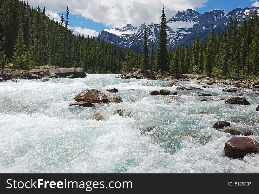 Mosquito Creek in Banff National Park Alberta Canada