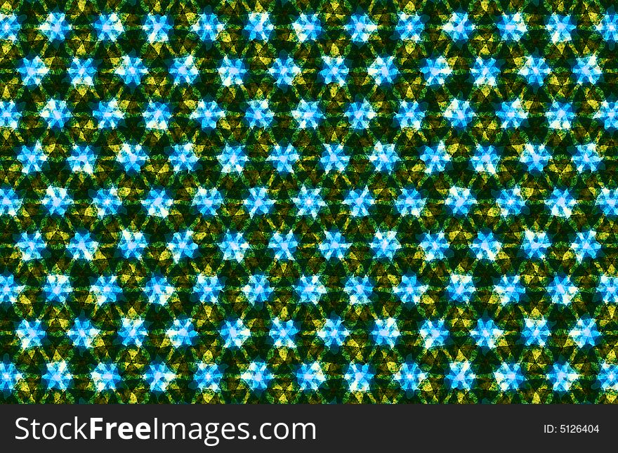 Abstract multicolor figure with patterns. Illustration. Abstract multicolor figure with patterns. Illustration.