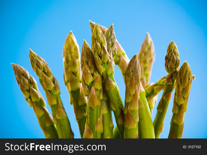 Pile of asparagus