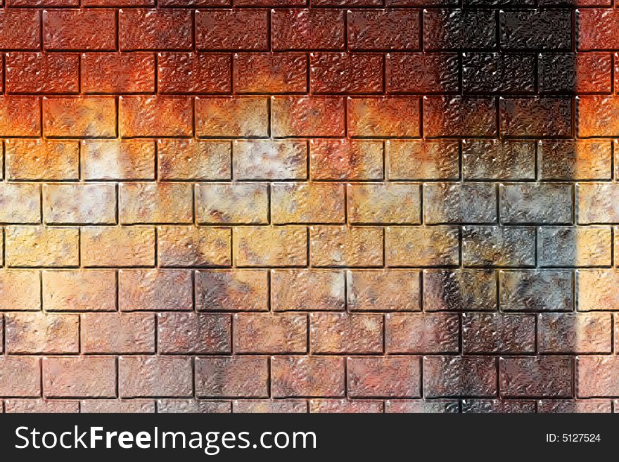 Grunge brick wall design background. Grunge brick wall design background