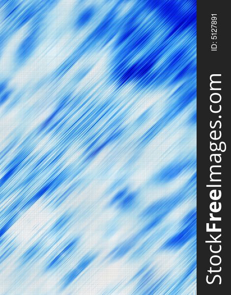 Abstract blue background. Blurred motion.