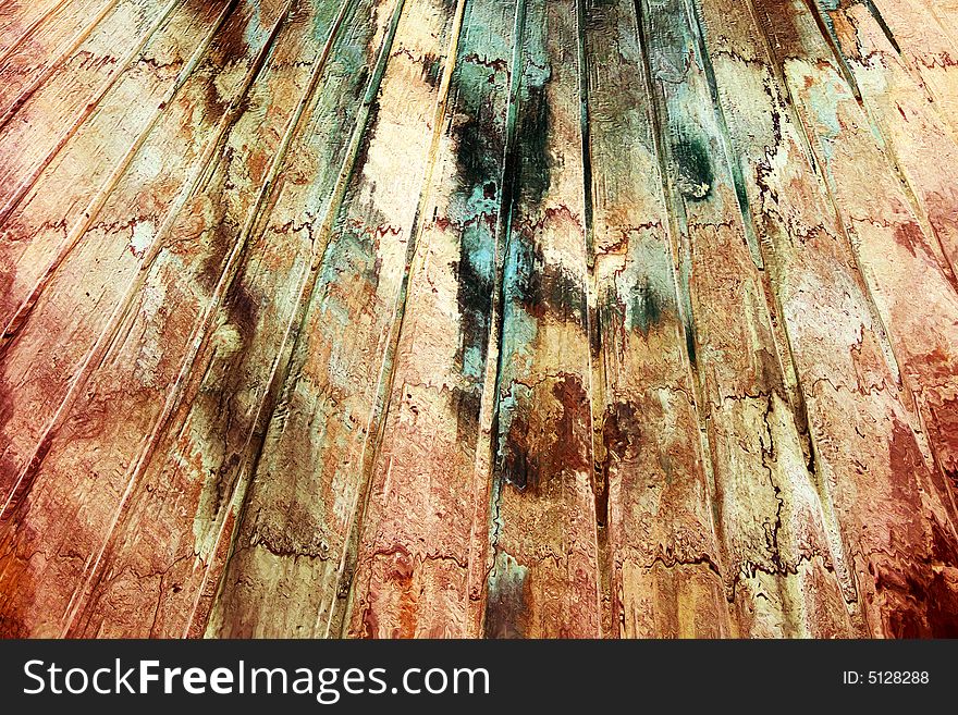 Grungy Wooden Textured Background