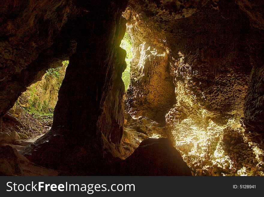 Palaha Caves - Looking Out