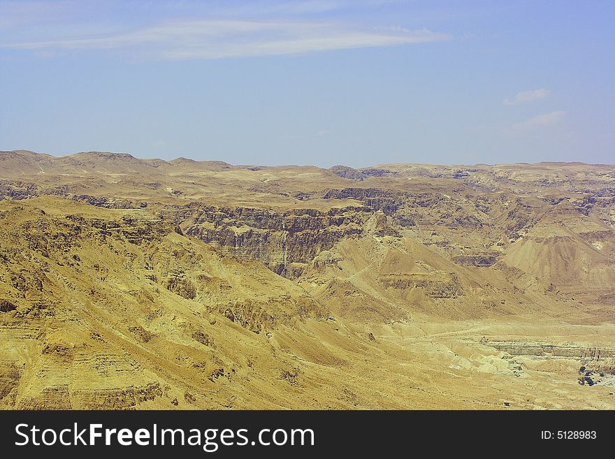 Hills and stones of Judean desert