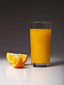 Orange Segments And Juice Stock Photography Orange Segments And Juice Stock Photography