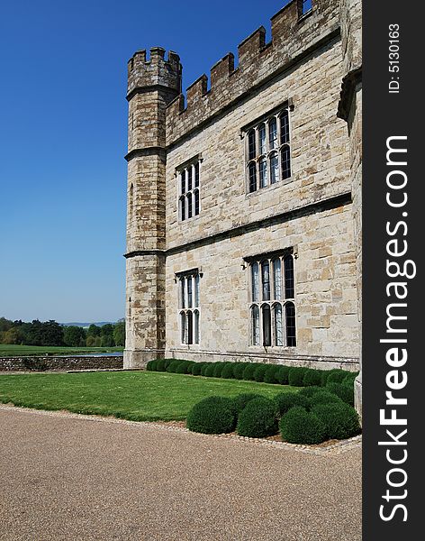 Leeds castle in Kent, United Kingdom