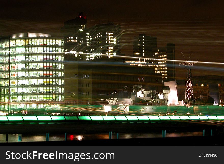 London cityscape at Thames river.