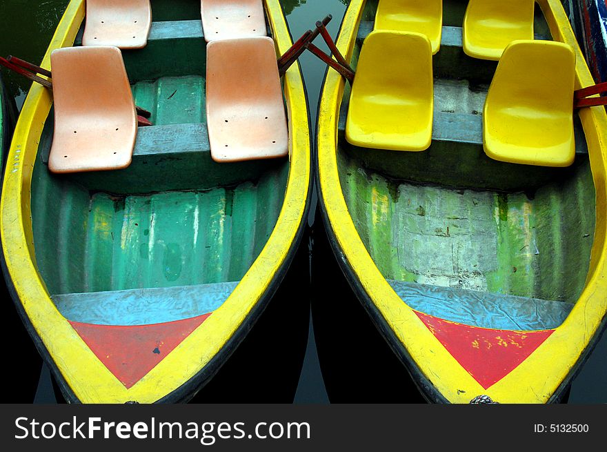 Boats in Chendu,Capital of Sichuan,west of China