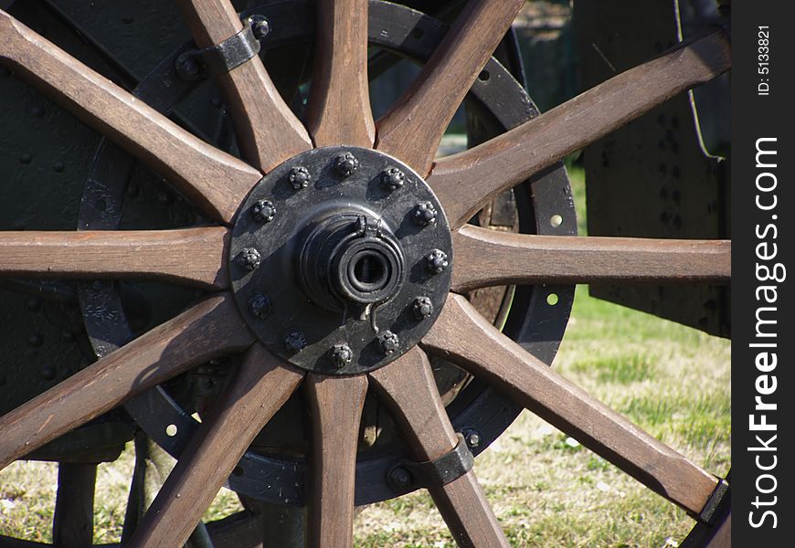 Vintage canon detail from the World War 1

*RAW format available