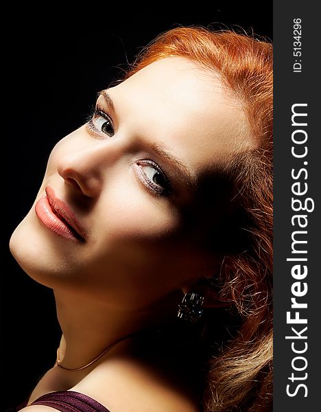 Redhead Woman Portrait