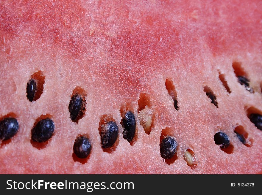 Red Juicy Watermelon close up