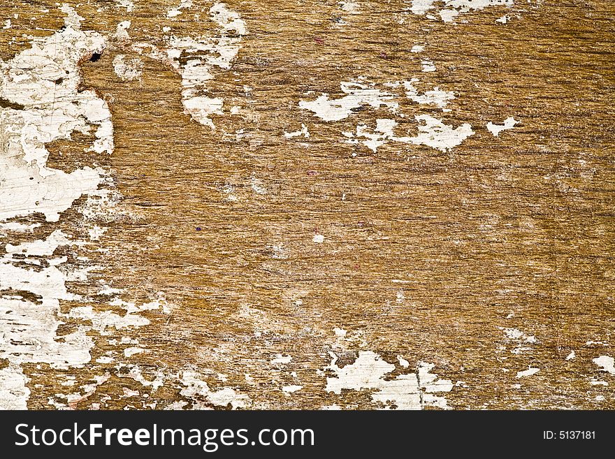 Wooden background with some old paint