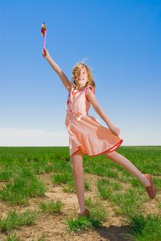 Girl Having Fun Royalty Free Stock Images Girl Having Fun Royalty Free Stock Images