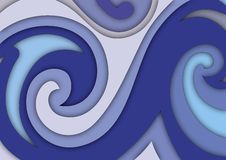 Layers And Spirals Stock Images
