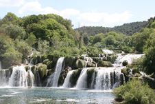 Krka Waterfall Stock Image Krka Waterfall Stock Image