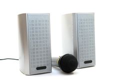 Speaker And Microphone Royalty Free Stock Image Speaker And Microphone Royalty Free Stock Image