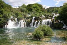 Krka Waterfall Royalty Free Stock Image Krka Waterfall Royalty Free Stock Image