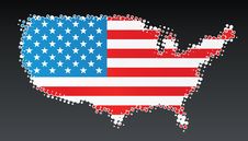 USA Modern Halftone Map Design Element Stock Photo USA Modern Halftone Map Design Element Stock Photo