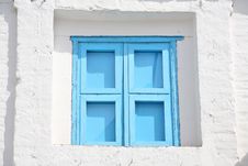 Blue Window Royalty Free Stock Images