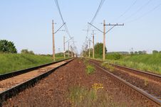 Railway Tracks Stock Photography