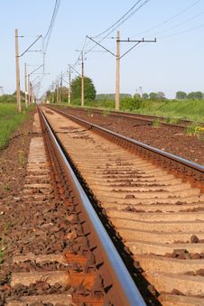 Railway Tracks Stock Image