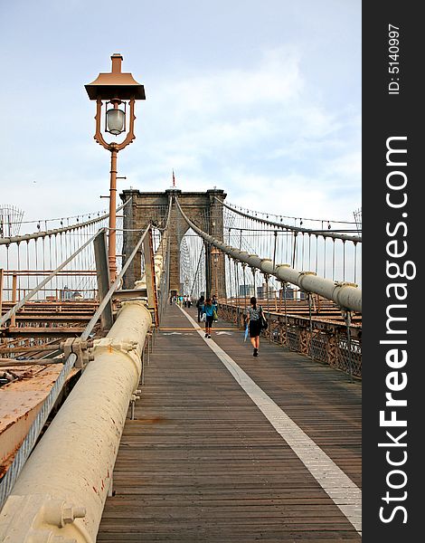 The Famous Brooklyn Bridge