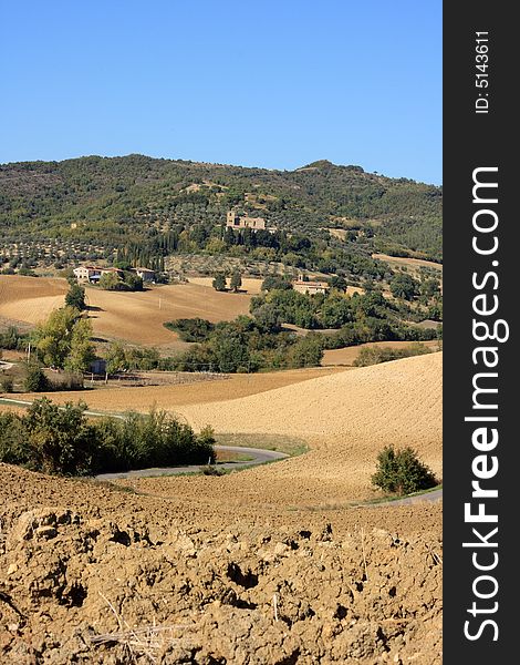 Hills of umbria in Italy. Hills of umbria in Italy