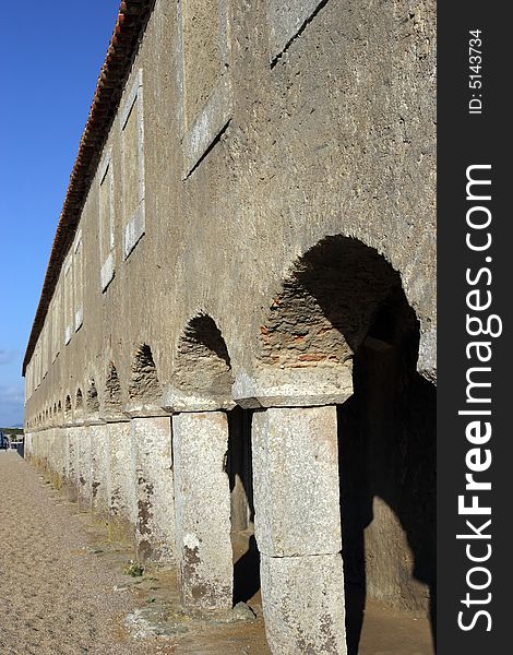 Old Building With Lots Of Arcs