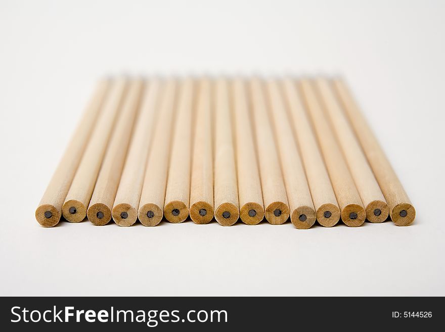 Photo shot of new pencils lineup ready to draw. Photo shot of new pencils lineup ready to draw