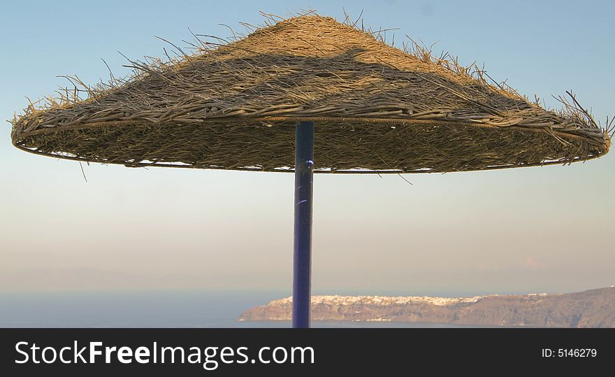 A big umbrella for sun