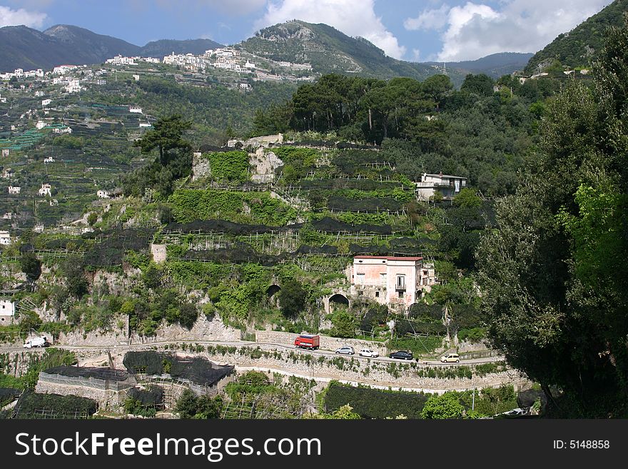 Amalfi coast, Minori, South Italy