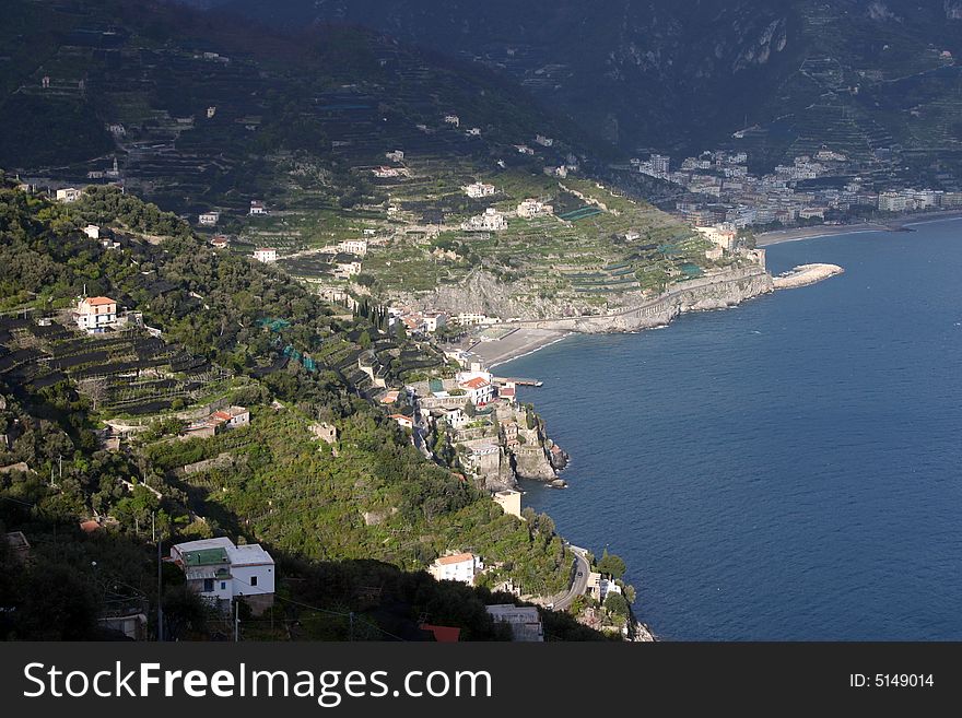 Amalfi coast, Minori, South Italy