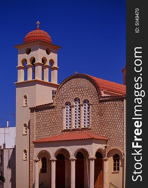 Orthodox church in Rethymno,  Crete,  Greece