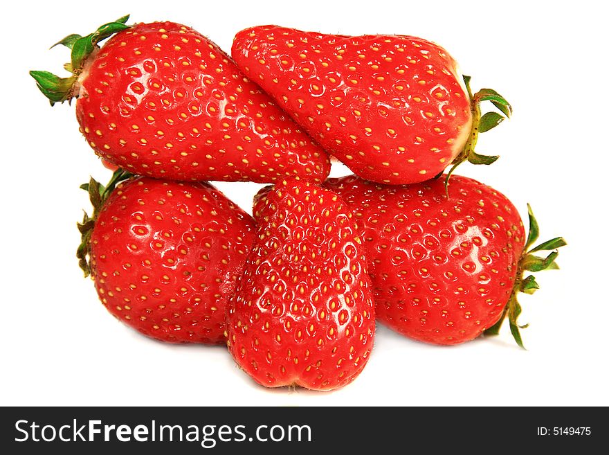 Series -  Juicy, ripe sweet strawberry and other berries