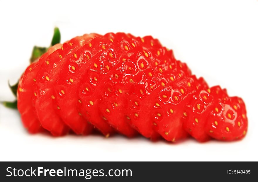 Juicy ripe sweet strawberry and other berries