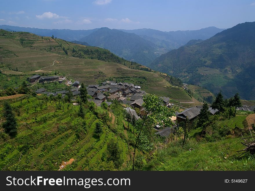 The Ancient Zhuang Village of LongJi. The Ancient Zhuang Village of LongJi