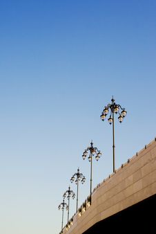 Several Lamp Posts Stock Photos Several Lamp Posts Stock Photos