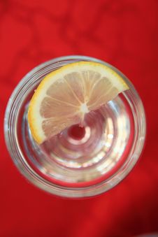Lemon In In Soda Water Stock Photo Lemon In In Soda Water Stock Photo