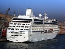 Cruiseship In Turkey Royalty Free Stock Photo Cruiseship In Turkey Royalty Free Stock Photo