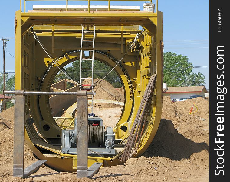 Equipment for construction of water control . Equipment for construction of water control .