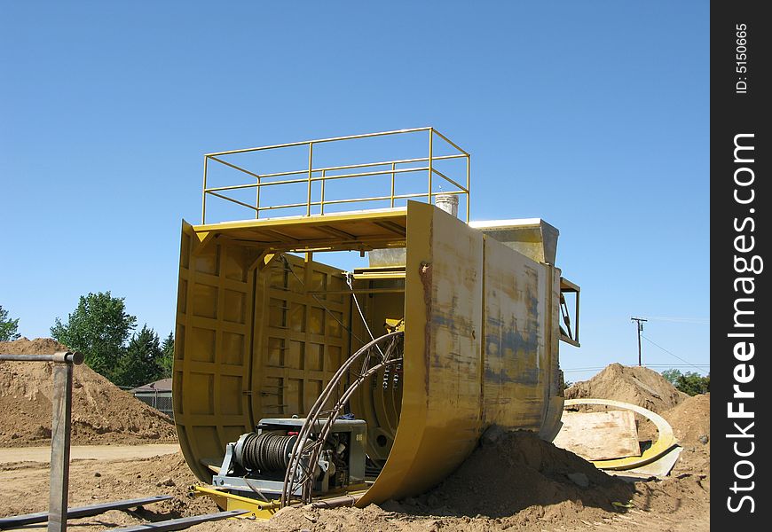 Heavy Duty construction part for flood control .